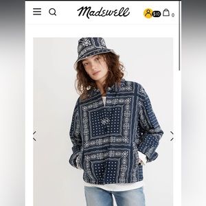 Madewell Bandana Padded Chore Jacket (XXS)